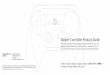 Steam Controller Product Guide · Steam® Controller Product Guide ... • Keep batteries out of reach of children. • Do not expose batteries to heat or fire ... of the following