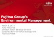 Fujitsu Group’s Environmental Management ·