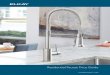 Residential Faucet Price Guide · Faucet with Lever Handles • Material: Brass • Flow rate: 4.0 GPM • Faucet hole size (min): 1-1/2" • Spout swing rotation 360° • Spout