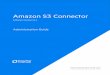 Amazon S3 Connector...The Amazon S3 Connector Reference describes the actions and configuration parameters that you can use with Amazon S3 Connector. For Amazon S3 Connector to display