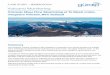 CASE STUDY – SEISMOLOGY · CASE STUDY – SEISMOLOGY Volcano Monitoring . Tongariro Volcano, New Zealand. Summary . The Tongariro volcanic complex in New Zealand is a composite