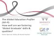 The Global Education Profiler (GE-P) · Global Education Profiler The GE-P probes these two aspects in relation to the following: social integration academic integration communication