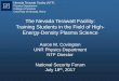 The Nevada Terawatt Facility: Training Students in the Field of …€¦ · Nevada Terawatt Facility Physics Department College of Science University of Nevada, Reno 1. NTF Collaborations