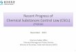 Recent Progress of Substances Control Law (CSCL) · 2019-03-06 · Adhesives and sealants 38 6.1% Printing ink and toners 35 5.6% Photoresist materials, photographic materials and