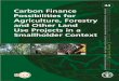 Carbon Finance Possibilities for Agriculture, Forestry ... · CARBON FINANCE POSSIBILITIES FOR AGRICULTURE, FORESTRY AND OTHER LAND USE PROJECTS IN A SMALLHOLDER CONTEXT] [process