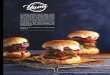 To vibrant families, trendy teens, young · tomato salsa and sour cream. R69 CRUNCHY PINEAPPLE AND CHEESE CHICKEN BURGER R69 120g sirloin steak, pan fried in chunky onion and prego
