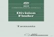 TAS Division Finder 2019 · The Division Finder reference has two three-digit parts: • the page number; then • the line entry number. For example, if the division name was found