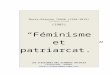 “Féminisme et patriarcat”classiques.uqac.ca/.../Feminisme_et_patriarcat.docx  · Web viewIls sont disponibles pour une utilisation intellectuelle et personnelle et, en aucun