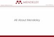 All About Mendeley · Click ‘Save to Mendeley’ to import references from your search results Select an article and import the reference to your library in one click. Scopus and