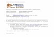 Athena SWAN Bronze university award application · Work on the University’s Athena SWAN Bronze award submission began in May 2012 and continued through to the submission date of