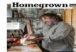 Homegrown - carlaavolio.files.wordpress.com · Homegrown WHAT’S NEW I n their professional kitchens, chefs David Bull (Bar Congress, Congress and Second Bar + Kitchen), Tyson Cole