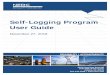 Self-Logging Program User Guide - NERC Assurance...Nov 27, 2018  · provide complete facts to REs in self- logs, facilitate expedited processing and review by NERC and FERC , and