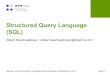 Structured Query Language (SQL) - Weichselbraun Structured Query Language (SQL) Für relationale Datenbanken hat sich der internationale Standard SQL (Structured Query Language) durchgesetzt