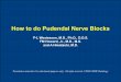 How to do Pudendal Nerve Blocks - University of Rochester ... · Pudenal-how to do it.ppt Author: Margaret Kowaluk Created Date: 20130129153159Z 