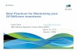 Best Practices for Maximizing your DFSMSrmm Investment€¦ · 16/3/2012  · Best Practices for Maximizing your DFSMSrmm Investment Vickie Dault vdault@us.ibm.com IBM software Migration