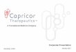 A Translational Medicine Company - Capricor– DYNAMIC demonstrated an efficacy signal despite its small sample size ( N=14). – Concordant improvements from baseline in functional