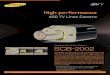650 TV Lines Camera...SCB-2002 SAMSUNG TECHWIN AMERICA Inc. 100 Challenger Rd. Suite 700 Ridgefield Park, NJ 07660 Toll Free : +1-877-213-1222 Direct : +1-201-325-6920 Fax : +1-201-373-0124