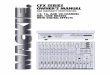 CFX Series Owner's  

cfx series owner’s manual and warranty registration 12, 16, and 20-channel mic/line mixers with digital effects clip wide bypass 0 10 0 10 reverbs delays