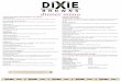 dinner menu - Dixie Browns · 2020-05-21 · beautiful burgers All our burgers are served with seasoned fries and golden onion rings Original Dixie Brown Burger Prime beef patty grilled