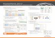 New Horizons | Quick Reference Card · PowerPoint 2013 Creating Dynamic Presentations Using Excel Data Preparing a Spreadsheet for Presentation Applying Cell Styles 1. In Excel, select
