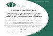 Expert Panel Report - Center for Rural Health€¦ · Alaska Center for Rural Health, UAA Alaska * Carol Miller, Executive Director ... Telehealth programs authorized in Public Law