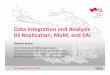 Data Integration and Analysis 03 Replication, MoM, and EAI€¦ · 3 706.520 Data Integration and Large‐Scale Analysis –03 Replication, MoM, and EAI Matthias Boehm, Graz University