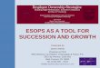ESOPS AS A TOOL FOR SUCCESSION AND GROWTH · 2019-12-19 · ESOPS AS A TOOL FOR SUCCESSION AND GROWTH Presented by James Steiker Chairman & CEO SES Advisors, Inc./Steiker, Greenapple