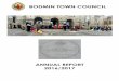 Bodmin Town Council - ANNUAL REPORT 2016/2017...Bodmin Town Council comprises 16 elected Councillors (5 representing St. Leonard’s Ward, 6 representing St. Mary’s Ward and 5 representing