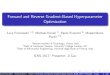 Forward and Reverse Gradient-Based Hyperparameter Optimization · Forward and Reverse Gradient-Based Hyperparameter Optimization Luca Franceschi 1;2, Michele Donini 1, Paolo Frasconi