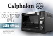 images.calphalon.com · 2019-09-01 · 3. Function Selector Dial 4. Time/Temperature Control Dial 5. Time/Temperature Selector Button 6. Two Rack Positions 7. *Baking Pan 8. *Removable