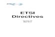 ETSI Directives - Version 33 - May 2014 · ETSI Directives, May 2014 Foreword These ETSI Directives contain the following individual documents: ETSI Statutes; ... 12.4 The voting