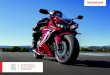 SUPERSPORT 2019 ACCESSORIES CATALOGUE - Honda · 2019-08-01 · SUPERSPORT ACCESSORIES 2019 CATALOGUE ACCESSORIES CBR1000RR, SP1/SP2 Aiming to create a high-performance motorcycle