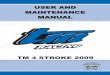 Grafica e Stampa SERIART - Fabriano (AN) - ......Grafica e Stampa SERIART - Fabriano (AN) - ENGLISH USER AND MAINTENANCE MANUAL TM RACING USES and ADVICES Published and printed by