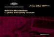 Small Business Cyber Security Guide · Small businesses account for over 95 per cent of all businesses in Australia. Whilst 72 per cent of small businesses have a website, only 36%
