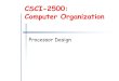 CSCI-2500: Computer Organizationrpi-csci-2500-2016-spring.github.io/slides/pdf/ch4.pdf · CSCI-2500 SPRING 2016, Processor Design, Chapter 4 Control n The control is a collection