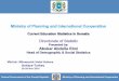 Federal Government of the Somali Republic Ministry of ... · Federal Government of the Somali Republic Ministry of Planning and International Cooperation Somalia Profile Area: 637,657sq