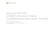 Azure RTOS USBX Device Stack Supplemental User Guide ... Stack User Guide Supplement This document is