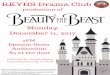 RKYHS Drama Club production of Monday December 11, 2017 ...files.constantcontact.com/340b0174501/0dfd1301-a... · Disney's Beauty and the Beast JR. Is presented through special arrangement