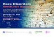 Rare Disorders Without Borderscrdi.ie/uploads/Rare Disorders without borders Programme Outline.pdf · Without Borders An all-Ireland meeting of patients’ organisations, science