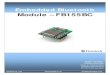 Embedded Bluetooth Module – FB155BCimage.chungbuk.ac.kr/jhahn/data/datasheet/Bluetooth_FB... · 2013-05-08 · Bluetooth Spec Bluetooth Specification V1.2 Communication distance