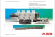 ABB Control - docs.rs-online.com · ABB Control Oy a certificate as proof that the environmental management system complies with the requirements of SFS-EN ISO 14001 Mechanical interlock