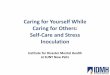 Caring for Yourself While Caring for Others: Self-Care and ...€¦ · The “Self-Care Imperative” Remember: People who don’t take care of themselves will not be able to take