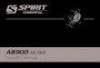 AB900 AIR BIKE - Spirit Fitness · bike. WARNING: • Your Air Bike manufactured by Spirit Fitness is designed for aerobic exercise in a commercial or consumer environment. • Please