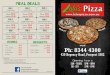 Meal Deals - Lulu's Pizzaluluspizza.com.au/assets/july_2019_lulus-menu-new.pdf · 3 Large Pizza 1.25 Drink, Garlic Bread Pickup $44.90 Delivery $50.90 Please note: * Prices are subject