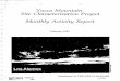 Yucca Mountain Site Characterization Project Monthly Activity … · 2012-11-18 · L 11 February 1992 WBS 1.2A1 Site Management and Integration Sfte Management (WBS 1.2.3.1.1) Objective