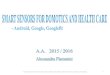 Smart Sensors for Domotics and Health Care, Alessandra … · 2016-05-19 · Smart Sensors for Domotics and Health Care, Alessandra Flammini, Brescia University • 2008: T-Mobile