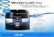 Waters Drink water nature intended 5 litre Capacity WaterS Waters Tap water … · 2016-08-25 · WATERS completely eliminates residual chlorine and organic chemical substances, as