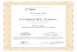 Certified IPC Trainer - CTI Electronics · Certified IPC Trainer Serial No. 610-T 3806951887 and is authorized by IPC to conduct IPC-A-610 Application Specialist Training This certificate