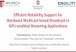 Efficient Reliability Support for Hardware Multicast-based ... · Efficient Reliability Support for Hardware Multicast-based Broadcast in GPU-enabled Streaming Applications 1Ching-Hsiang
