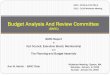Budget Analysis And Review 2017-04-17¢  Budget Orientation ¢§ Current ALA Fiscal Year 2016 ¢§ Sept 1,